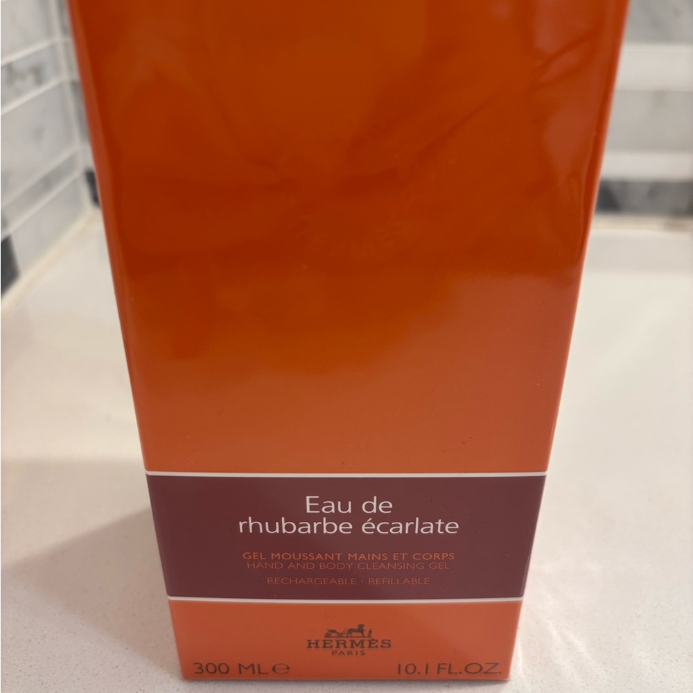 Hermès Red Eau de Rhubarbe Écarlate Gel